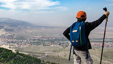 hike in the wild side, beautiful place and magic nature, high Atlas Mountains Morocco