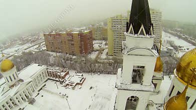 Complex with belltower of Cathedral Apostles