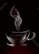 Smoke Cup of coffee