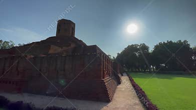 Chaukhandi Stupa sarnath. Buddhist monument. Buddhist monument sarnath varanasi. Buddhist pilgrimage sites. Chaukhandi Stupa