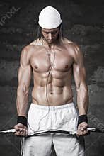 Very powerful bodybuilder