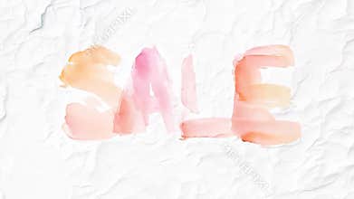 Bold, bright yellow \"SALE\" text on a vivid blue background, perfect for promotions and discount announcements. VIDEO