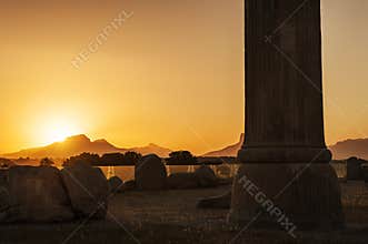 Cucoloris of Persepolis ruins,Shiraz Iran
