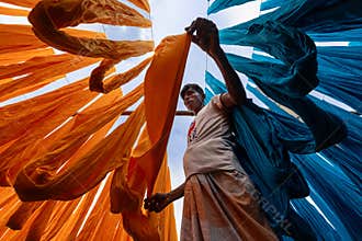 Drying t-shirt cloths