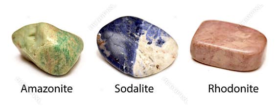 Raw minerals