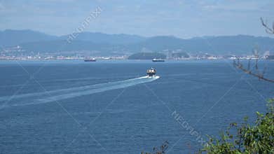 Gorgeous View of Karuga Seaside in Kure City, Hiroshima Prefecture