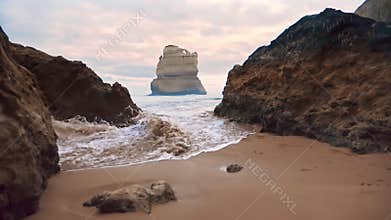 Magnificence of The Twelve Apostles at sunset, Port Campbell National Park, Australia.