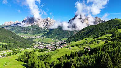 Sassongher, Corvara golf Course, Alta Badia