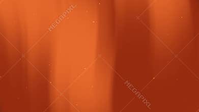 Deep orange background with yellow particles suitable for graphic design projects.
