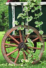 Garden Wagon and Wheel