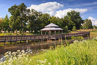 Arrowbrook Park Boardwalk Herndon Virginia
