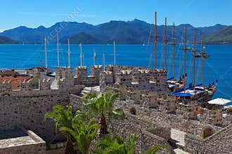 Marmaris Castle in Marmaris, Turkey