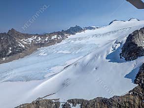 Glacier ice and snow