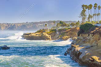 Coast of La Jolla, California