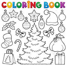 Coloring book Christmas decor 1