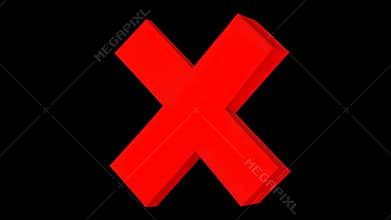 Red cancel warn Symbol error prohibition, or danger