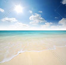 Sea sand sun beach blue sky thailand landscape nature viewpoint