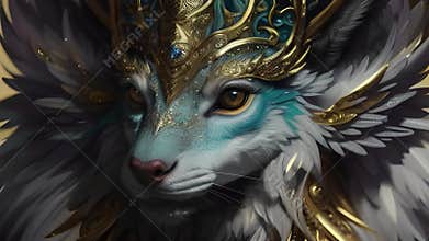 Mythical creature animals. Generative AI