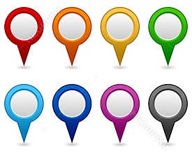 GPS and Navigation Blank Icons