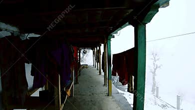 The Enchanting Beauty of Snow-Kissed Roofs