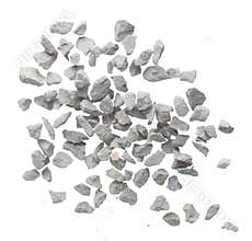 Rock gravel fly explosion fall, gray stone pebbles rock explode abstract cloud fly. Construction rock stone splash in air, object