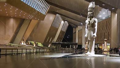 The Statue of Ramesses II in The Grand Egyptian Museum or Giza Museum, is an archaeological museum in Giza, Egypt