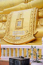 Thailand , 1 April 2024 , Buddha statue Suphatthara Bophit Buddha at Khao Kradong Forest Park in Buriram Province.