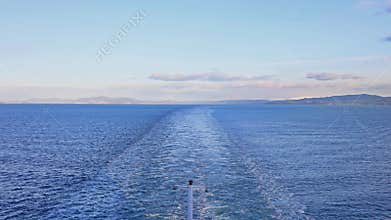 A Time-lapse Recording Taken From a Ship as it Departs Trondheim