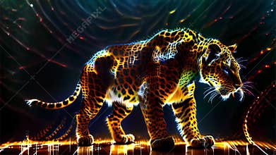 Luminescent Jaguar in Virtual Reality