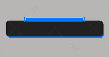 Cool and modern designed lower third in high-resolution. Blue and Grey colored lower third.