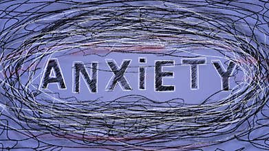 ANXIETY. Conceptual illustration