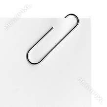 Scanned metal paper clip