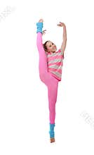 Exercise kid girl or child
