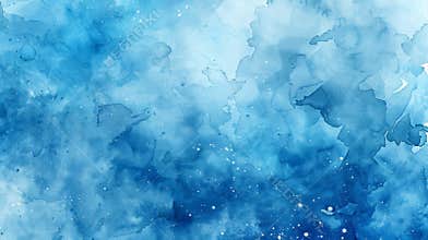 Blue watercolor background