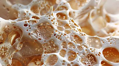 animation - Microscopic Organic osteoporosis