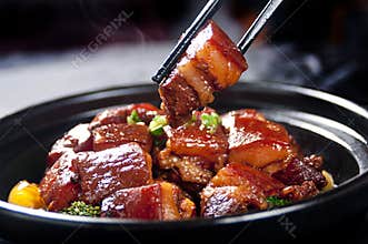 Chinese braised pork belly, dongpo pork