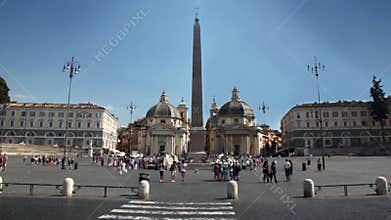 An egyptian obelisk of Ramesses II from