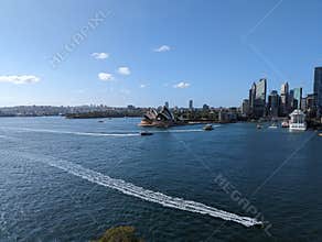 Sydney Harbour from the Harbor bridge