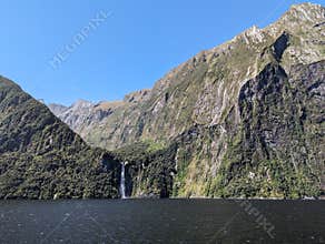 Milford Sound from a cruise ship