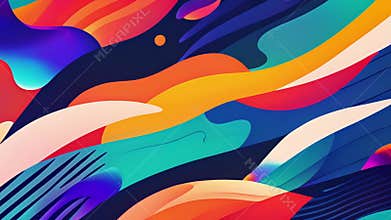 An abstract painting with bold brushstrokes and textures representing various data sets in a visually appealing way.. 2d