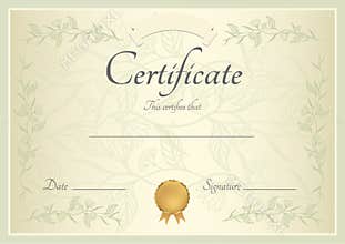 Certificate / Diploma background (template)