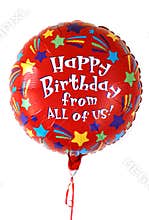 Colorful birthday balloon