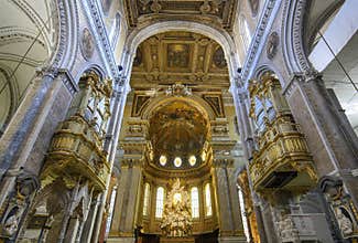 Naples Cathedral or Duomo di San Gennaro in Naples, Italy