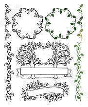 Botanical Borders/eps