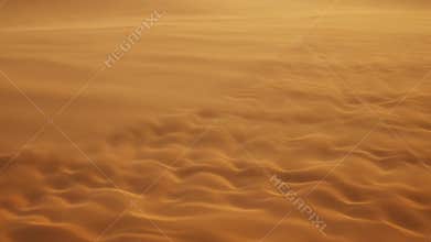 Wind Over Sand Dunes