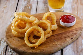 Fried onion rings