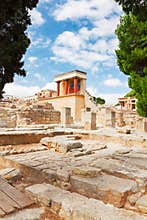 Knossos palace at Crete, Greece