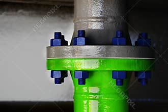 Pipe and flange