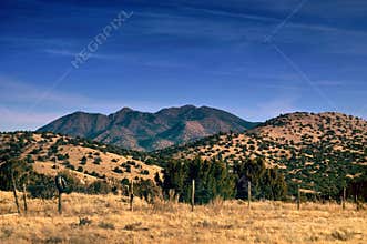 New Mexico Desert Mountains in HDR