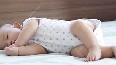 Cute baby sleeping
